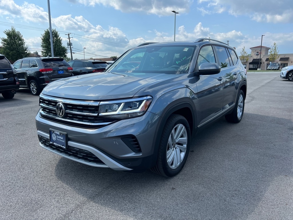 Used 2021 Volkswagen Atlas SEL with VIN 1V2BR2CA3MC586596 for sale in Palatine, IL