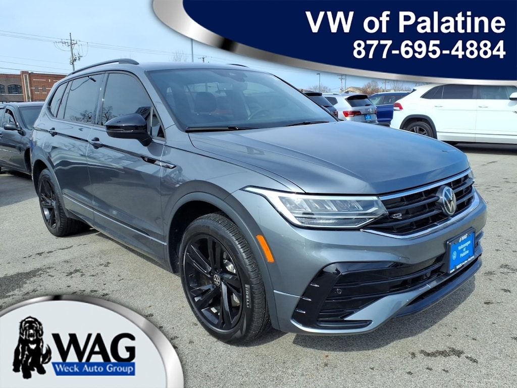 Certified 2024 Volkswagen Tiguan 2.0T SE R-Line Black SUV