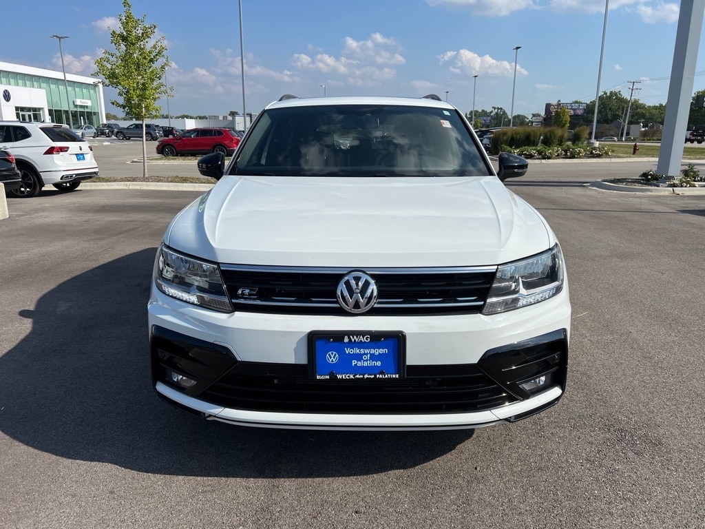 Certified 2021 Volkswagen Tiguan SE R-LINE BLACK with VIN 3VV2B7AX3MM055019 for sale in Palatine, IL