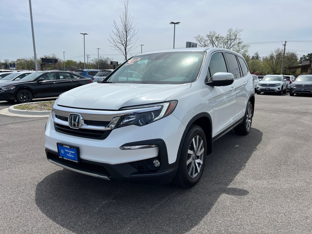 Used 2022 Honda Pilot EX-L with VIN 5FNYF6H56NB097895 for sale in Palatine, IL