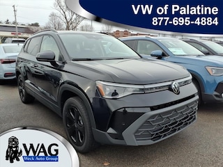 New 2026 Volkswagen Taos 1.5T SE Black SUV for sale in Mount Prospect, IL