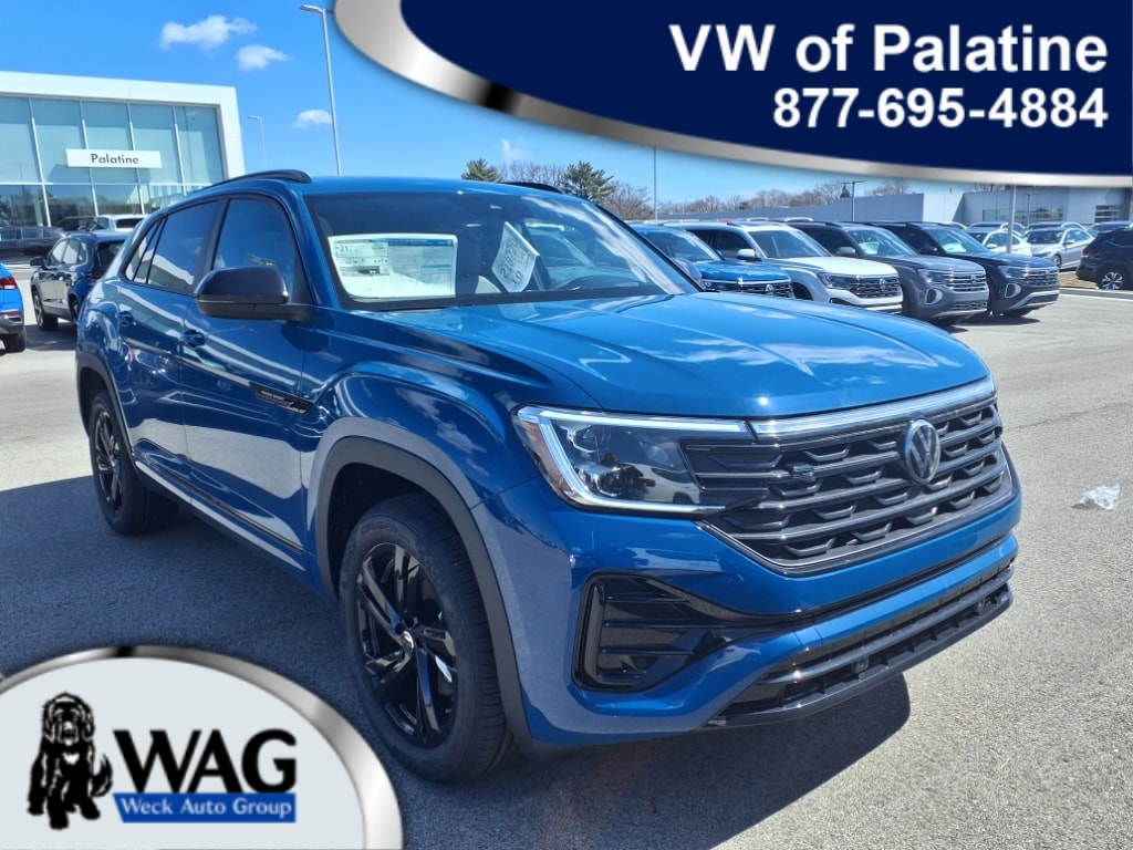 New 2025 Volkswagen Atlas Cross Sport 2.0T SEL R-Line Black SUV