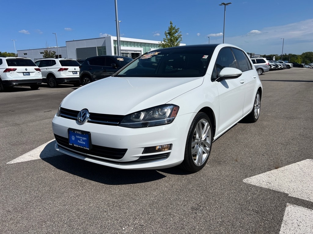 Used 2015 Volkswagen Golf TSI SEL with VIN 3VW217AU8FM008432 for sale in Palatine, IL