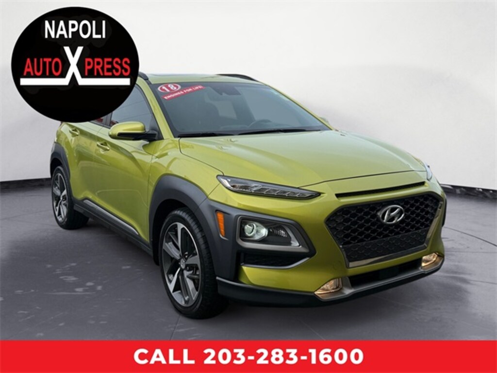 Used 2018 Hyundai Kona Ultimate w/Lime Accent SUV