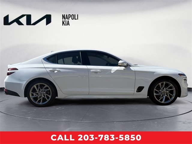 Used 2022 GENESIS G70 Standard with VIN KMTG34TA8NU097015 for sale in Milford, CT