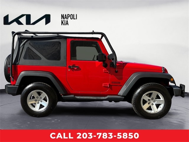 Used 2017 Jeep Wrangler Sport with VIN 1C4AJWAGXHL621661 for sale in Milford, CT