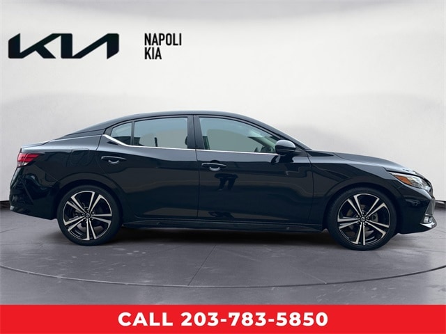 Used 2021 Nissan Sentra SR with VIN 3N1AB8DV5MY319489 for sale in Milford, CT