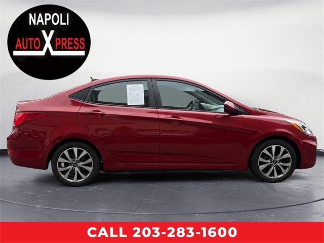 Used 2017 Hyundai Accent Value Edition with VIN KMHCT4AE8HU380341 for sale in Milford, CT