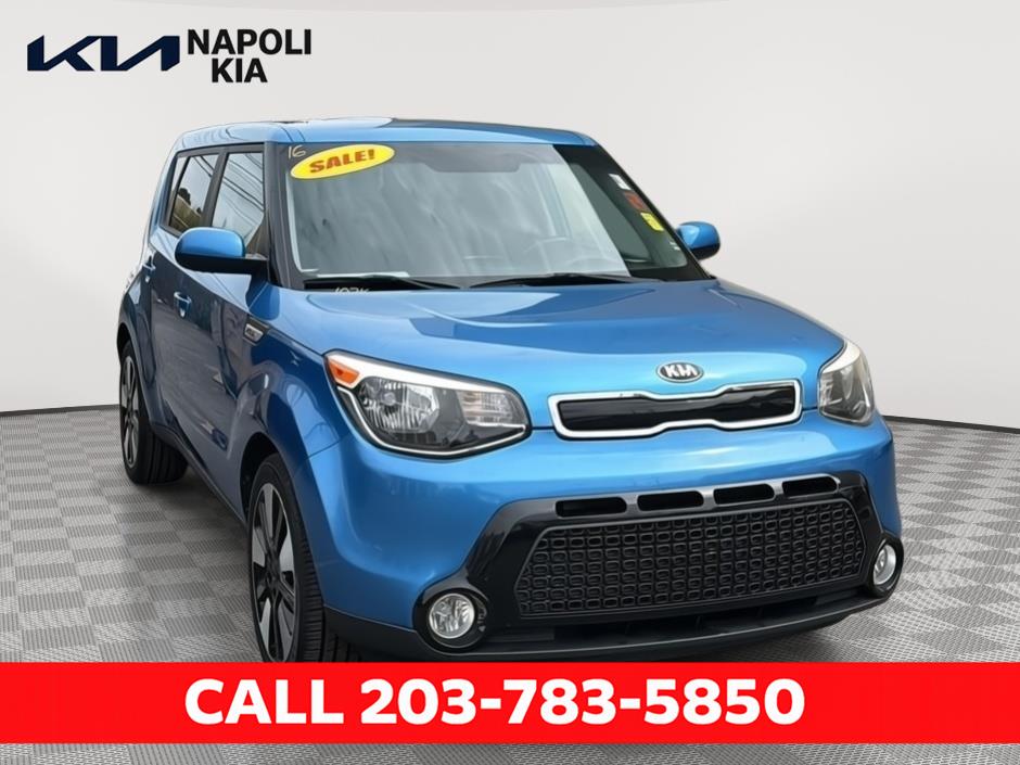 Used 2016 Kia Soul + with VIN KNDJP3A59G7349946 for sale in Milford, CT