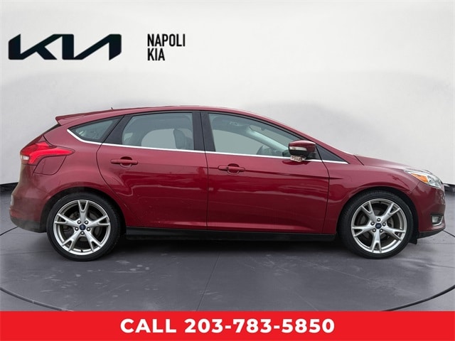 Used 2015 Ford Focus Titanium with VIN 1FADP3N29FL322268 for sale in Milford, CT