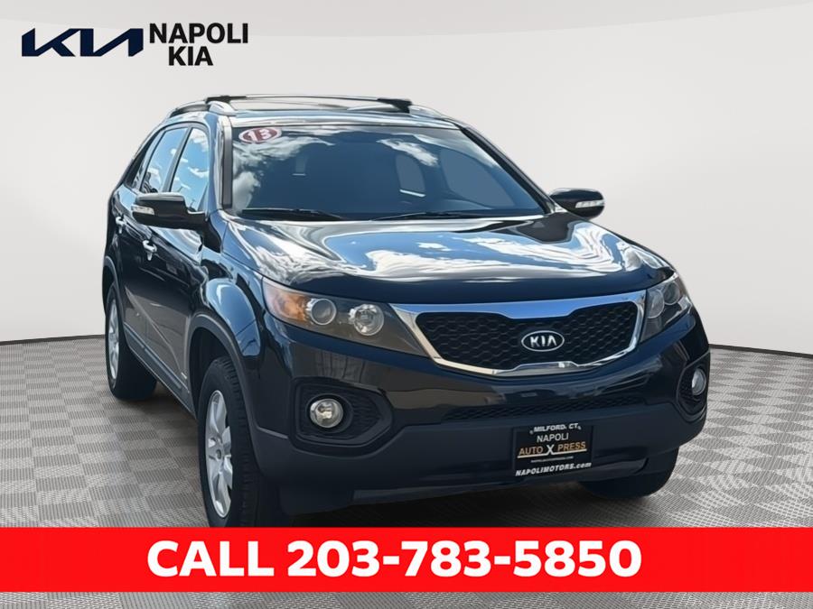 Used 2013 Kia Sorento LX with VIN 5XYKTDA65DG345566 for sale in Milford, CT