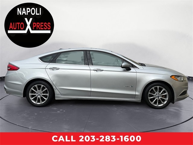 Used 2017 Ford Fusion Hybrid SE with VIN 3FA6P0LU9HR233400 for sale in Milford, CT