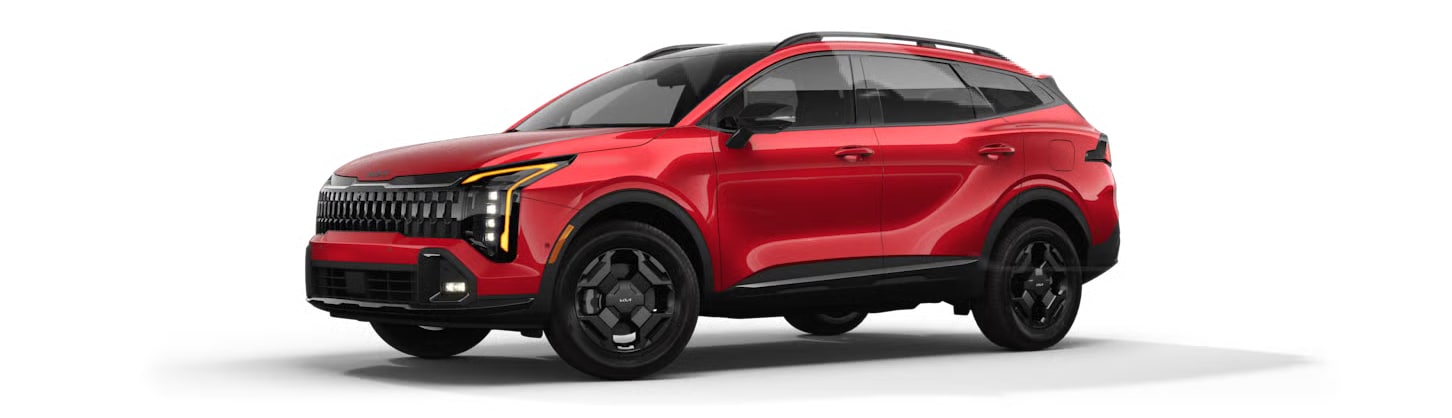 Red Kia SUV