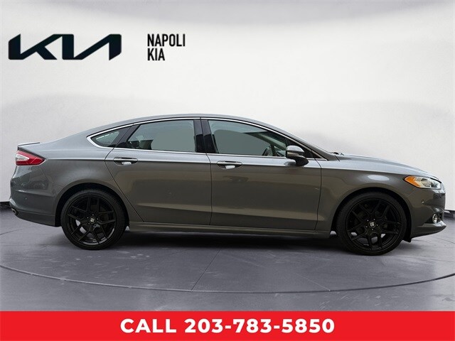 Used 2014 Ford Fusion Titanium with VIN 3FA6P0D97ER161408 for sale in Milford, CT