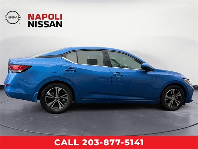 Used 2022 Nissan Sentra SV with VIN 3N1AB8CV5NY289574 for sale in Milford, CT