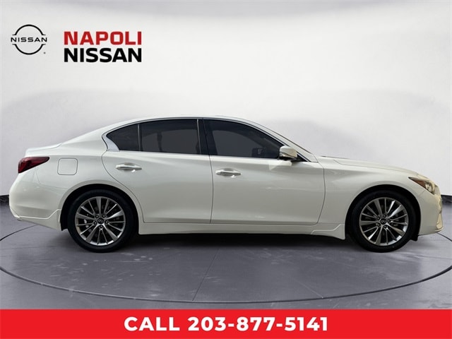Used 2022 INFINITI Q50 LUXE with VIN JN1EV7BR5NM340503 for sale in Milford, CT