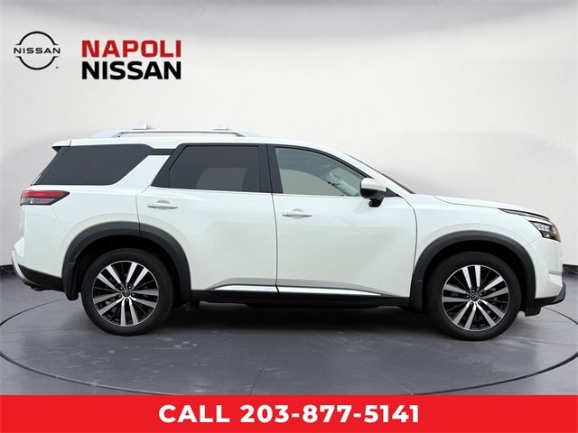 Certified 2023 Nissan Pathfinder Platinum with VIN 5N1DR3DK9PC213313 for sale in Milford, CT