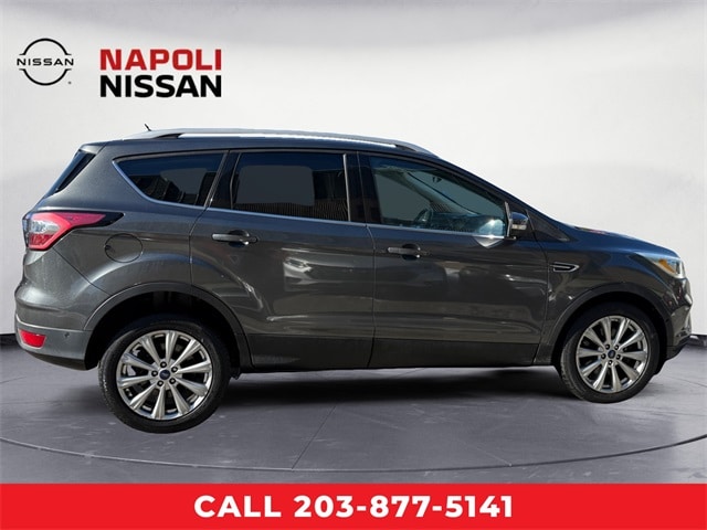 Used 2017 Ford Escape Titanium with VIN 1FMCU9J98HUB84980 for sale in Milford, CT