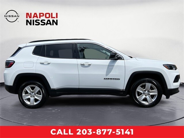 Used 2022 Jeep Compass Latitude with VIN 3C4NJDBB6NT163917 for sale in Milford, CT