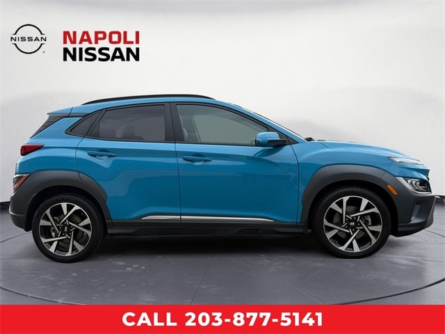 Used 2022 Hyundai Kona Limited with VIN KM8K5CA32NU869375 for sale in Milford, CT