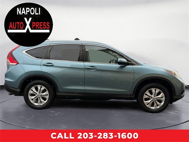 Used 2014 Honda CR-V EX-L with VIN 2HKRM4H73EH720682 for sale in Milford, CT