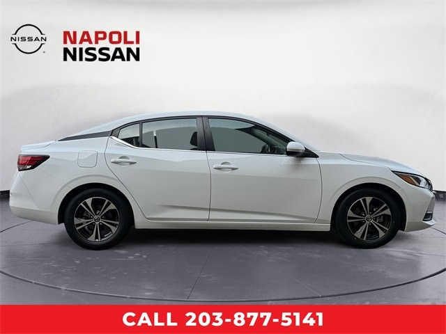 Certified 2021 Nissan Sentra SV with VIN 3N1AB8CV1MY317031 for sale in Milford, CT