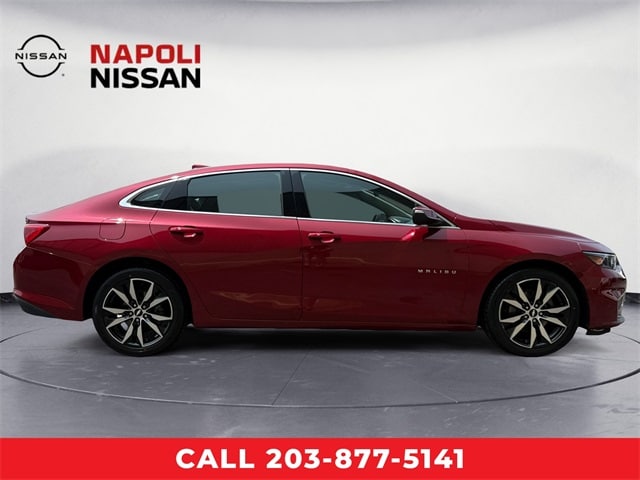 Used 2018 Chevrolet Malibu 1LT with VIN 1G1ZD5ST0JF261846 for sale in Milford, CT
