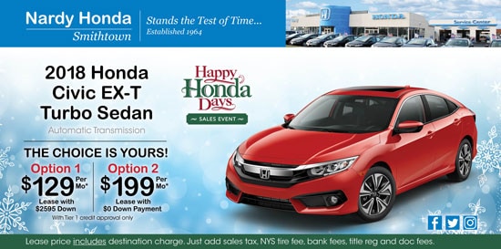 New Honda Specials At Nardy Smithtown Near Commack