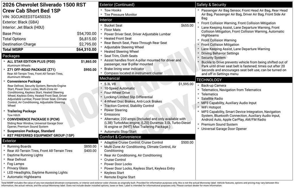 2026 Chevrolet Silverado 1500 RST - Photo 6