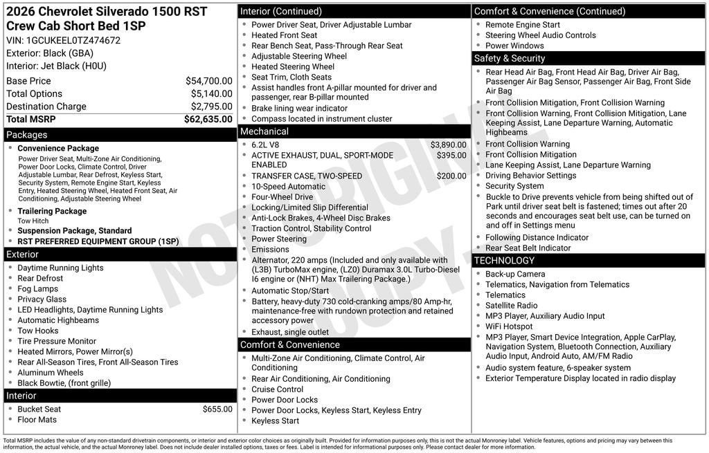 2026 Chevrolet Silverado 1500 RST - Photo 6