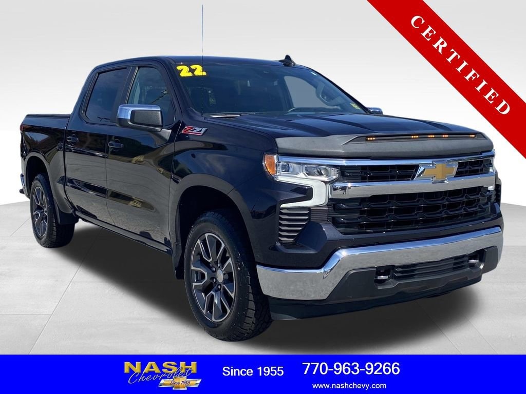 Certified 2022 Chevrolet Silverado 1500 LT w/1LT Truck Crew Cab