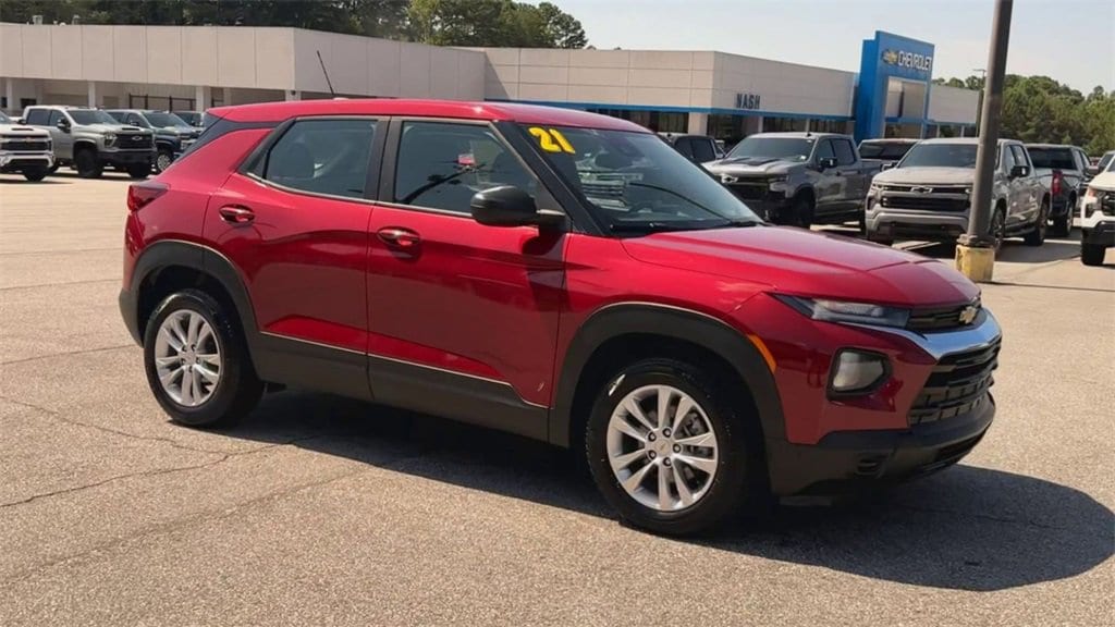 Certified 2021 Chevrolet Trailblazer LS with VIN KL79MMS24MB143591 for sale in Lawrenceville, GA