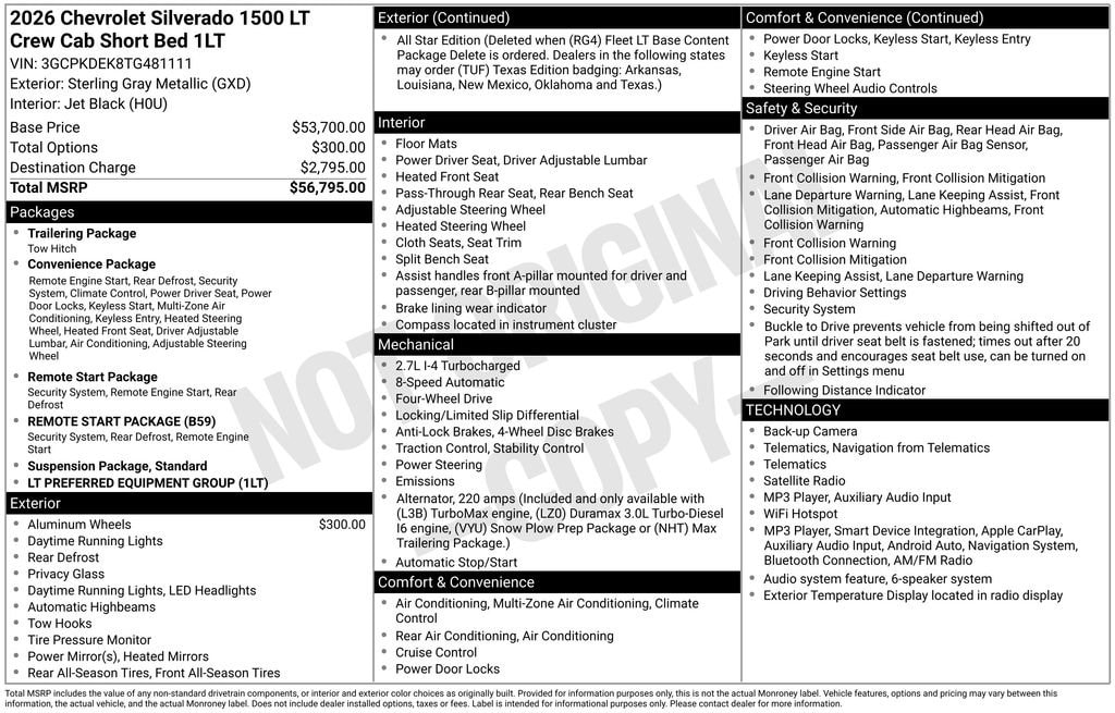 2026 Chevrolet Silverado 1500 LT - Photo 6