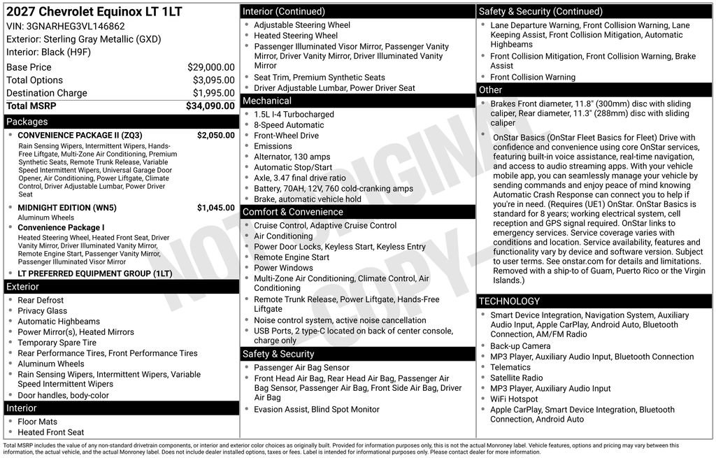 2027 Chevrolet Equinox LT - Photo 6