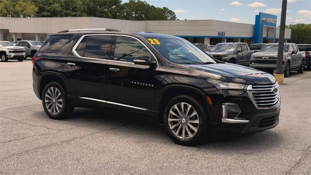 Certified 2023 Chevrolet Traverse Premier with VIN 1GNEVKKWXPJ151833 for sale in Lawrenceville, GA