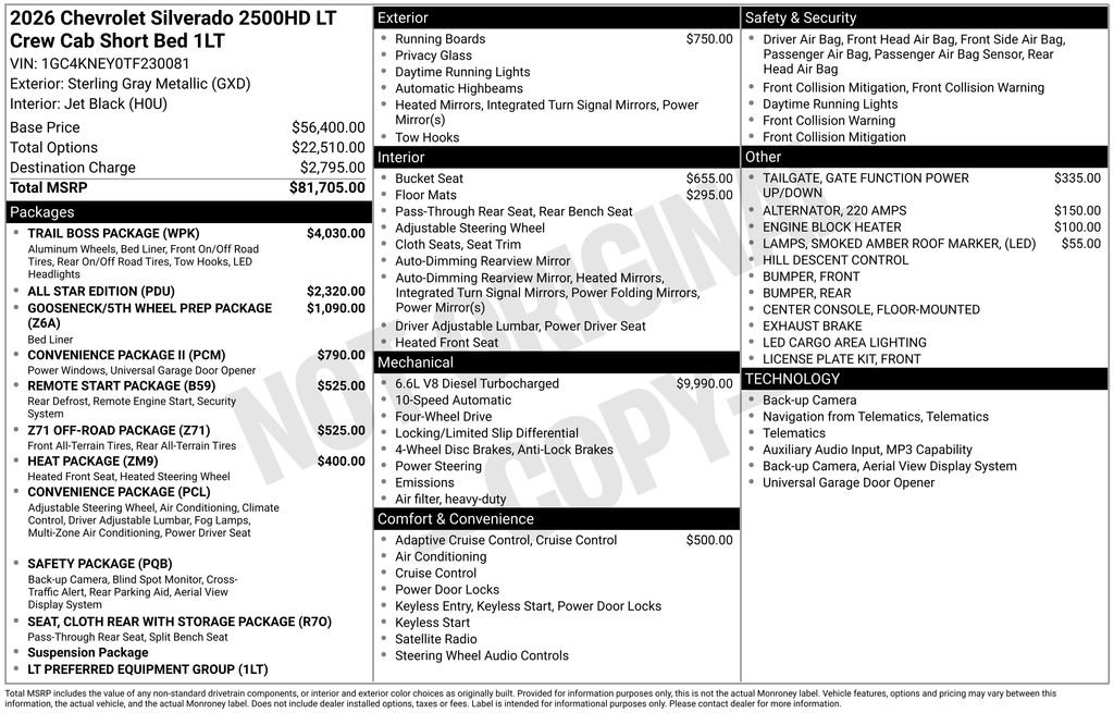 2026 Chevrolet Silverado 2500 HD LT - Photo 6