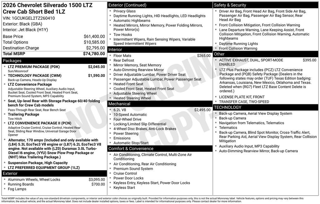 2026 Chevrolet Silverado 1500 LTZ - Photo 6