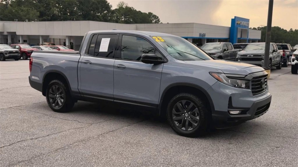 Used 2023 Honda Ridgeline Sport with VIN 5FPYK3F18PB033099 for sale in Lawrenceville, GA