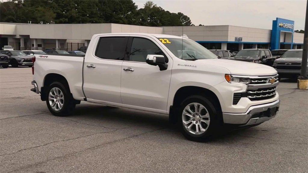 Used 2022 Chevrolet Silverado 1500 LTZ with VIN 1GCUDGED8NZ532321 for sale in Lawrenceville, GA