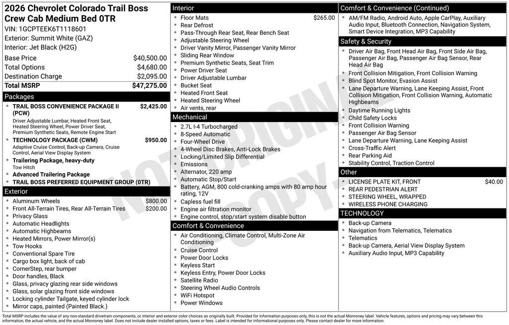 2026 Chevrolet Colorado Trail Boss - Photo 6