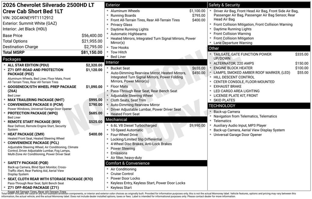 2026 Chevrolet Silverado 2500 HD LT - Photo 6