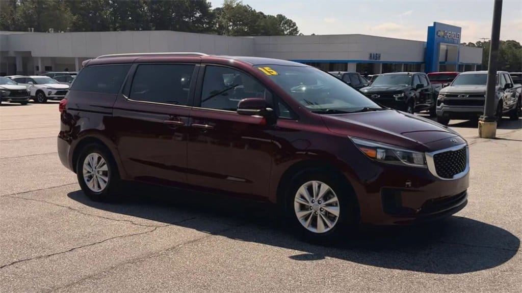 Used 2015 Kia Sedona LX with VIN KNDMB5C12F6051230 for sale in Lawrenceville, GA