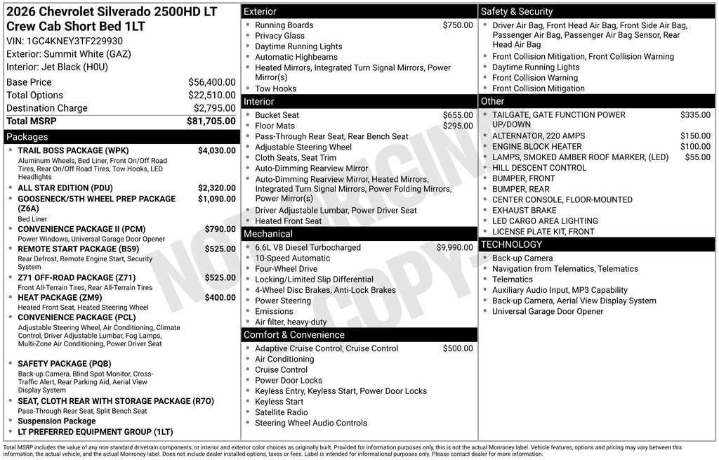 2026 Chevrolet Silverado 2500 HD LT - Photo 6