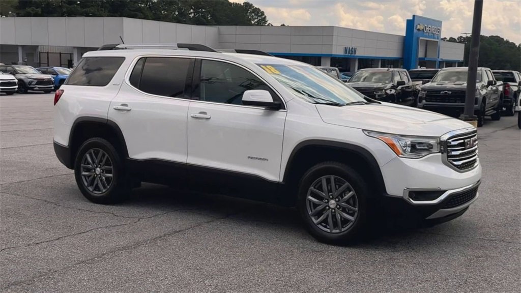 Used 2018 GMC Acadia SLT-1 with VIN 1GKKNMLS4JZ128032 for sale in Lawrenceville, GA