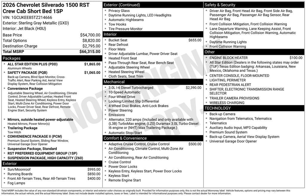 2026 Chevrolet Silverado 1500 RST - Photo 6
