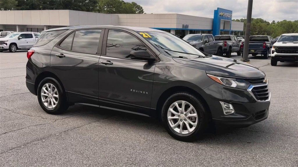 Used 2021 Chevrolet Equinox LS with VIN 2GNAXHEVXM6132870 for sale in Lawrenceville, GA