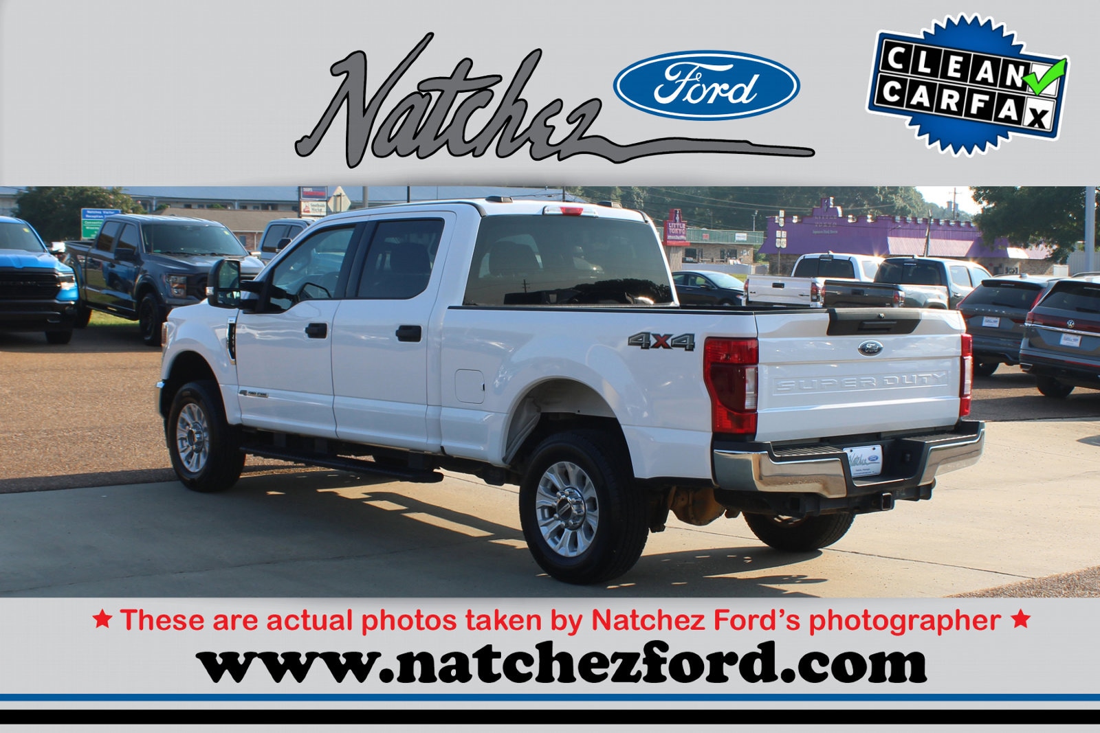 Used 2021 Ford F-250 Super Duty XLT with VIN 1FT7W2BT4MED43340 for sale in Natchez, MS