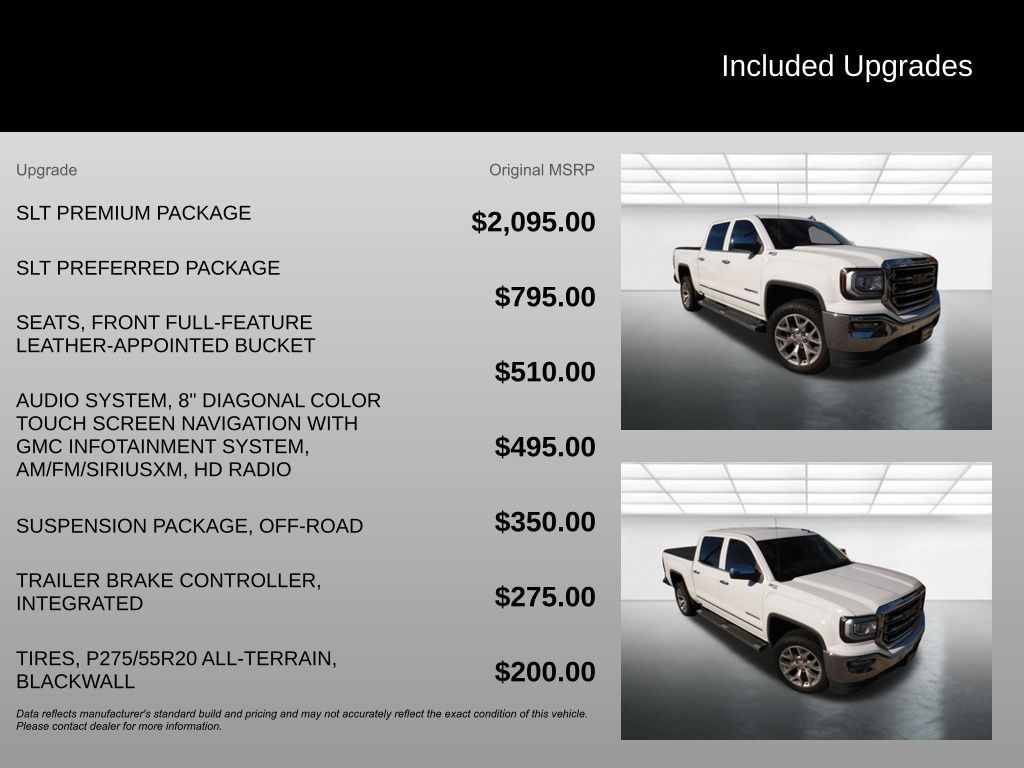 Used 2018 GMC Sierra 1500 SLT Truck Crew Cab