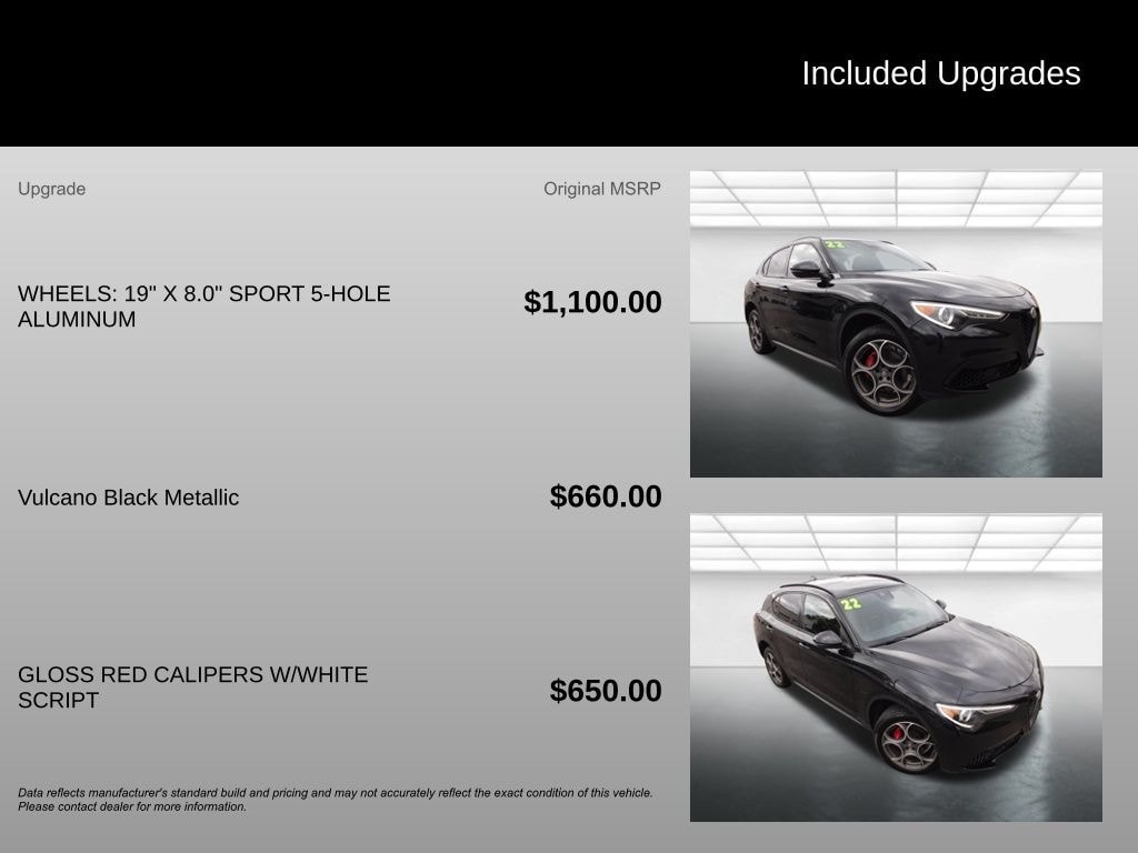 Used 2022 Alfa Romeo Stelvio Sprint SUV