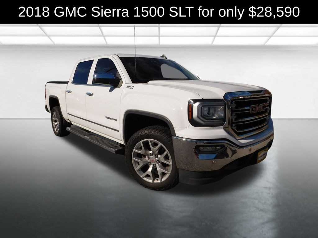 Used 2018 GMC Sierra 1500 SLT Truck Crew Cab
